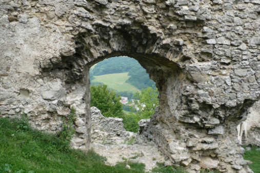 Brekovský hrad výhľad